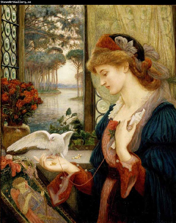 Marie Spartali Stillman Love s Messenger